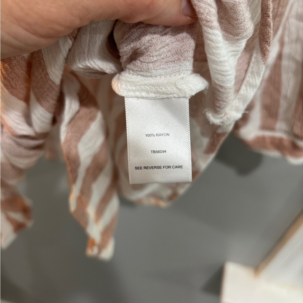 Pink Striped Button Down Shirt - Picture 5 of 10